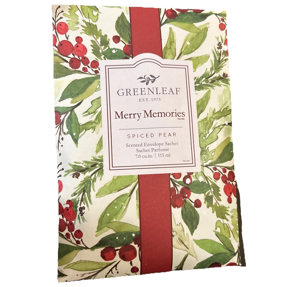 New Greenleaf Shimmering Snowberry Scented Sachets 7.0 Cu. In. 115ml
